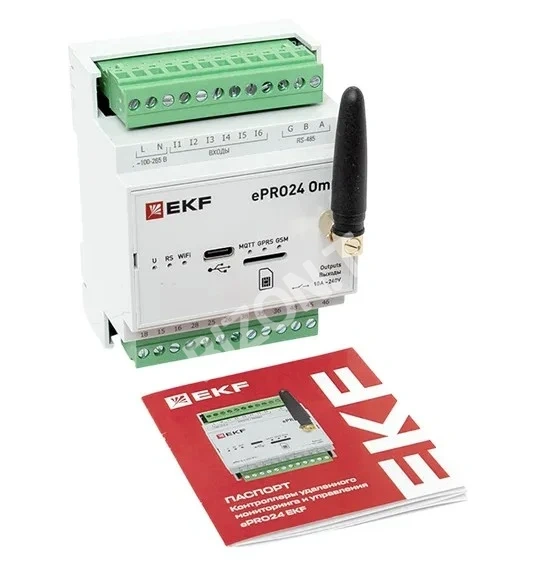 Контроллер удаленного управления 6вх/4вых Wi-Fi GSM 230 В ePRO24 Omni EKF 3